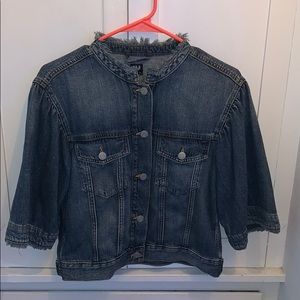 dark wash GAP jean jacket